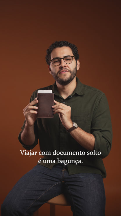 Porta Passaporte Monjolo